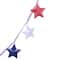 6ft. Red, White &#x26; Blue Metal Star Garland by Celebrate It&#x2122;